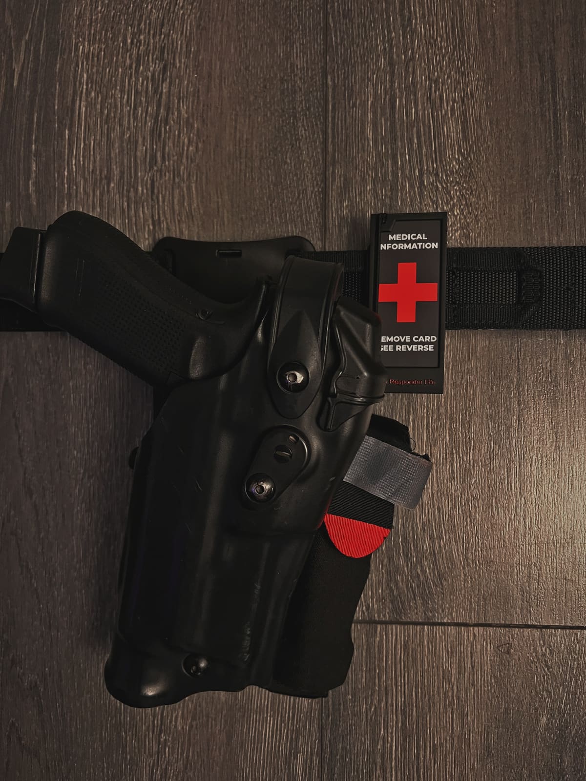 LifeFile on a weapon holster